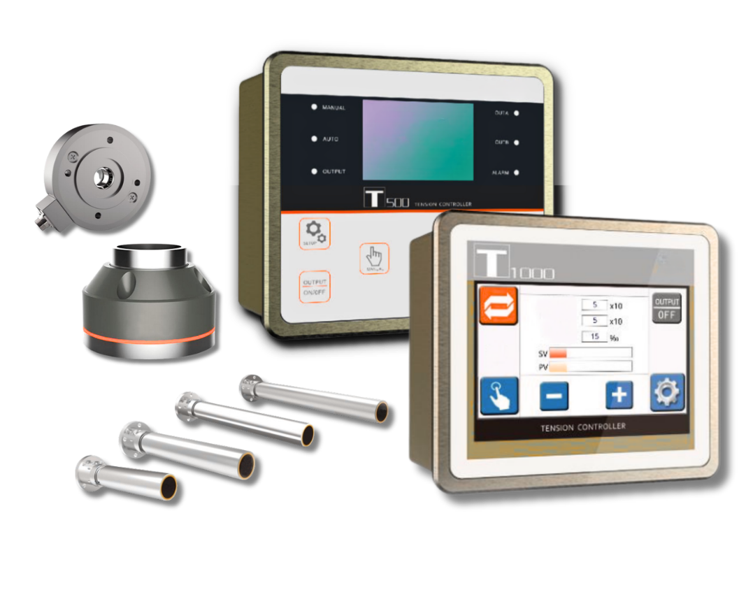Axion tension controllers, load cells and sensors